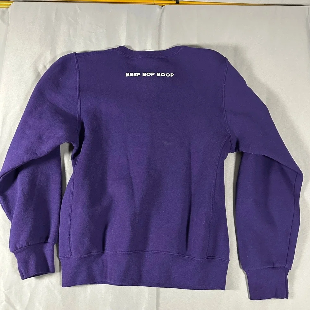 Russell Athletic Mens Small‎ Sweatshirt Kellogg Robot Purple BOTS 24